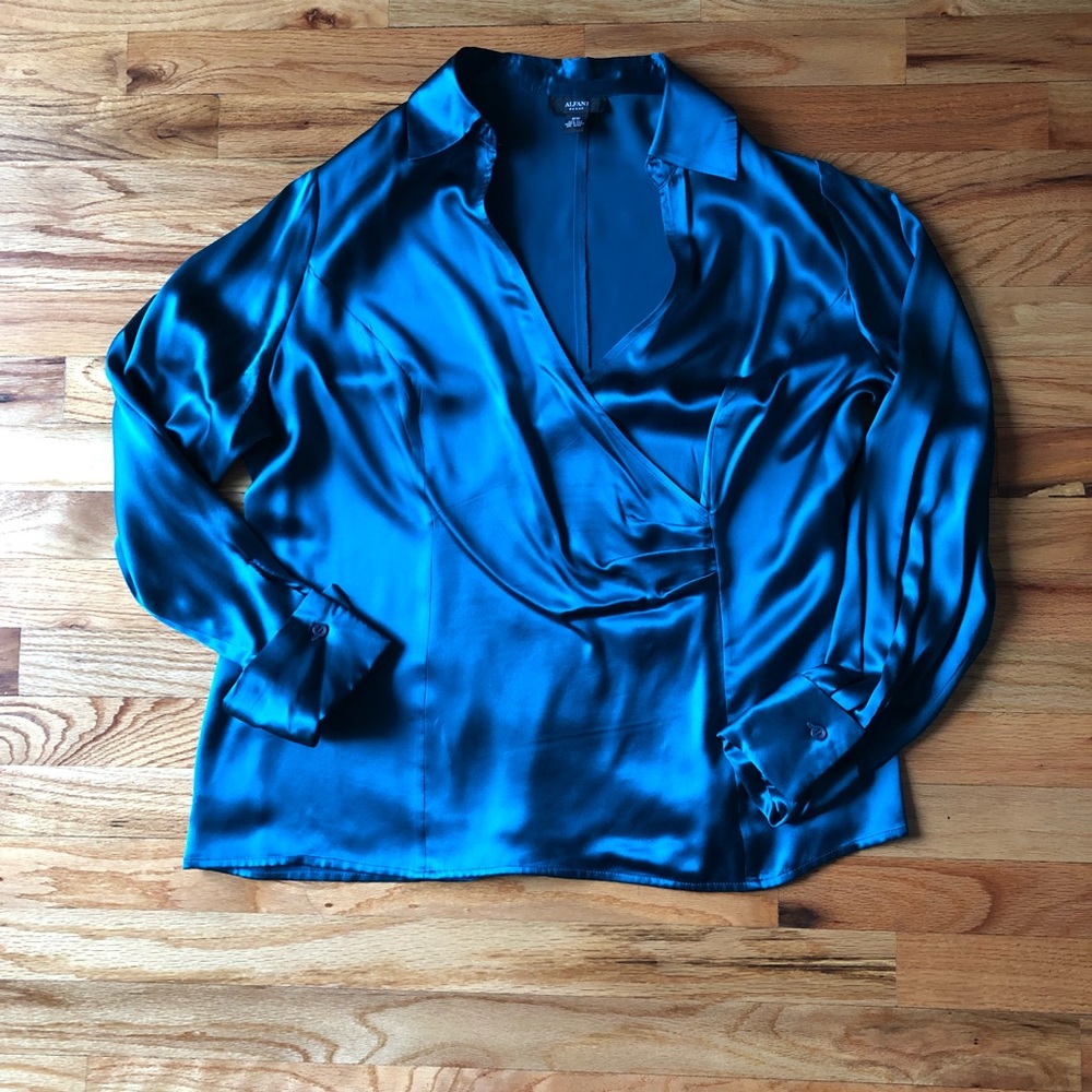 Alfani silk blouse